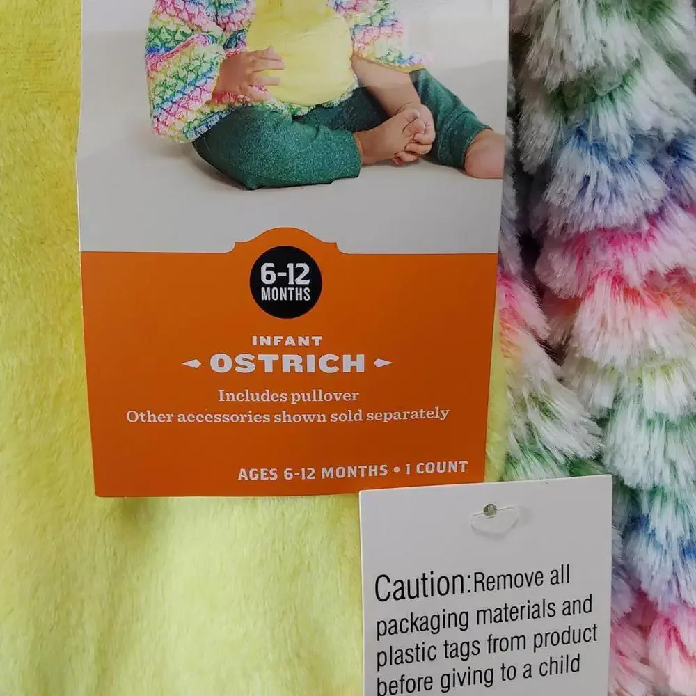 Ostrich Halloween Costume Hooded Pullover | Hyde & EEK! | 6-12 Months